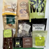 Holiday Munch Box - $100-contents-blue color scheme