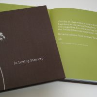 bumble B design - "In Loving Memory" book from Compendium Inc.