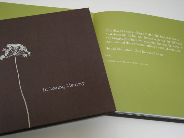 bumble B design - Condolence Box: "In Loving Memory" - Compendium Inc. - Seattle, WA