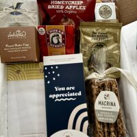 Appreciation Box - $100-contents - notepad Henry David Thoreau quote + snacks + teas