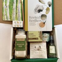 Forest Bath Box - $95 - large- with Rooted in Resilience guided journal + Mt. High Bath Soak