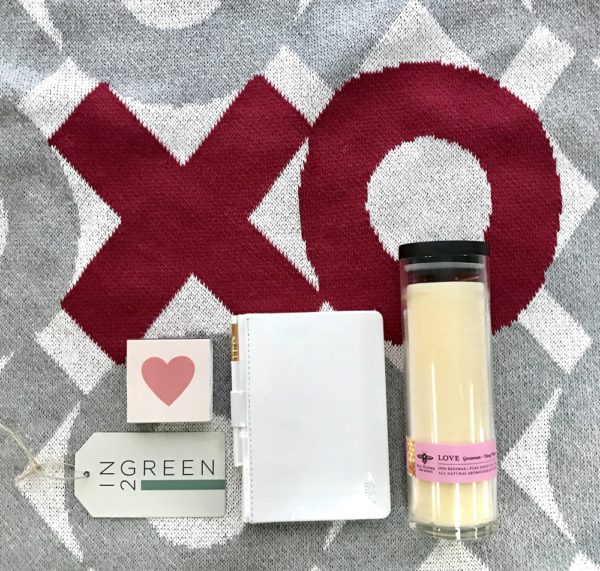 Eco-friendly Love Box- medium- with In2Green xo blanket